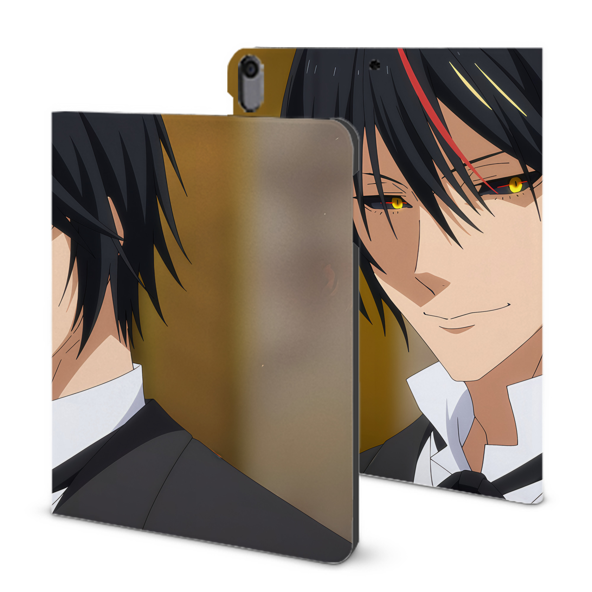 （画像用） 転スラ Regarding Reincarnated to Slime IPad ケース ブック型 PUレザー TPU 耐衝撃 軽量 薄型 ペン収納なし 全面保護 IPad 各モデル対応